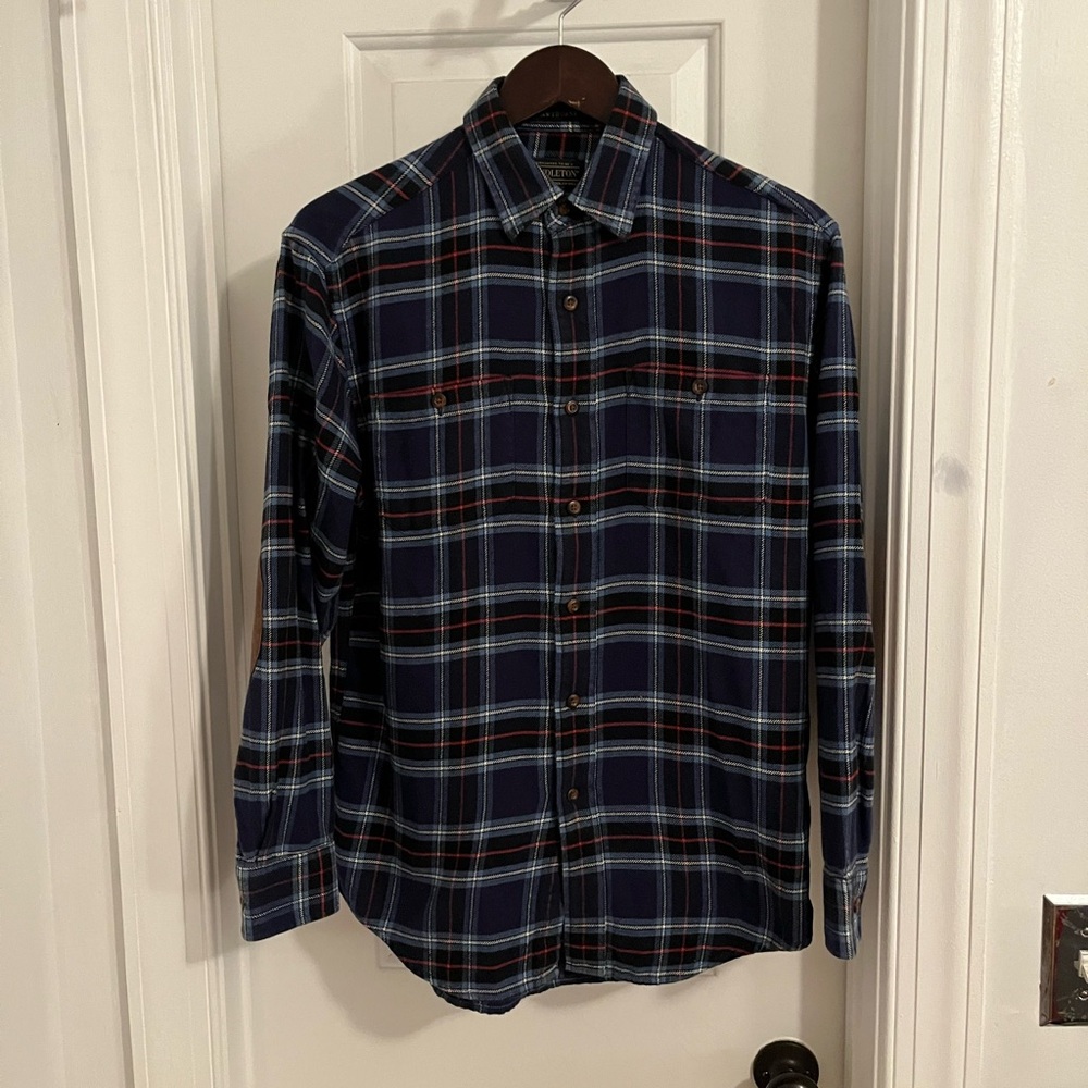 Pendleton Hawthorne Flannel Shirt Men’s Sz S (21×29) — Excellent Condition